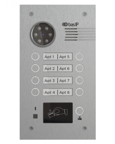 Вызывная панель BAS-IP BA-08MD SILVER в Симферополе Вызывные видеопанели малоабонентные Pintop.ru
