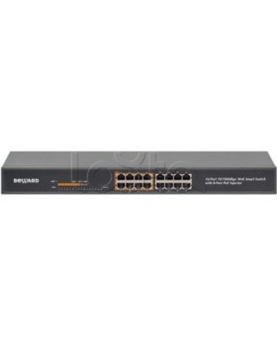 Коммутатор PoE 16-портовый Beward STW-16P8 в Симферополе Коммутаторы Pintop.ru