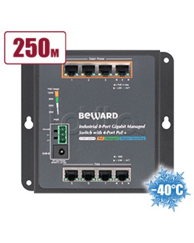 Коммутатор с PoE Beward STWP-08HP4 в Симферополе Коммутаторы Pintop.ru