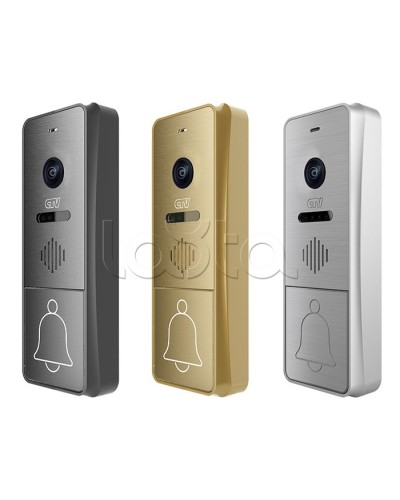 Панель вызывная CTV-D4004FHD (серебро) в Симферополе Вызывные видеопанели малоабонентные Pintop.ru