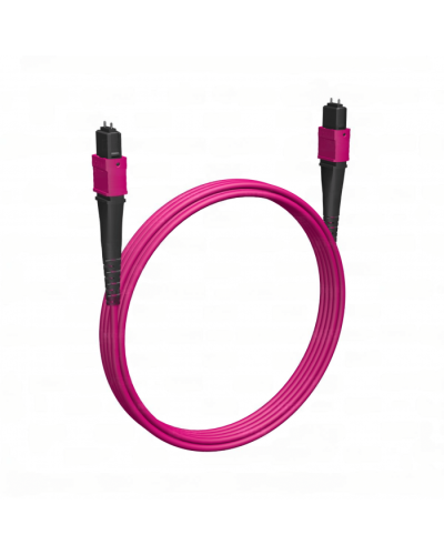 Кабельная сборка MPO(M) -MPO(M)-8 волокон 50/125 OM4, 2 m Cabeus (FOP-50-OM4-8-MPO(M)-8-MPO(M)-B-2m) в Симферополе Кабельные сборки (оптические) Pintop.ru