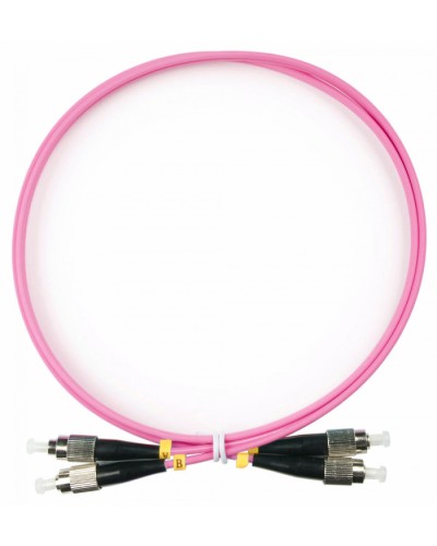 Шнур оптический duplex FC-FC 50/125 mm OM4 1м LSZH в Симферополе Патч-корды оптические Pintop.ru