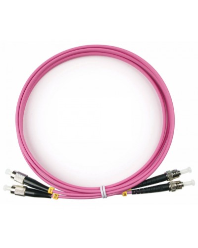 Шнур оптический duplex FC-ST 50/125 mm OM4 2м LSZH Cabeus FOP-50-OM4-FC-ST-2m в Симферополе Патч-корды оптические Pintop.ru