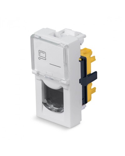 Модуль Keystone Jack RJ-45(8P8C), 180 градусов, категория 6a Cabeus (KJ-RJ45-Cat.6a-180T-FP-L-22,5) в Симферополе Модули Keystone Pintop.ru