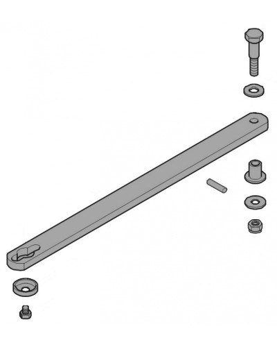 Рычаг прямой с креплением F7024N Came 119RID292 в Симферополе Запчасти для шлагбаумов и автоматики Pintop.ru