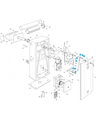 Трансформатор ZL37 Came 119RIR111 в Симферополе Запчасти для шлагбаумов и автоматики Pintop.ru