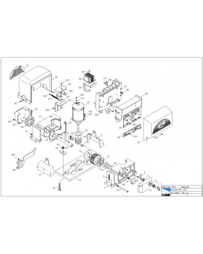 Основание корпуса S4340 Came 119RIR133 в Симферополе Запчасти для шлагбаумов и автоматики Pintop.ru