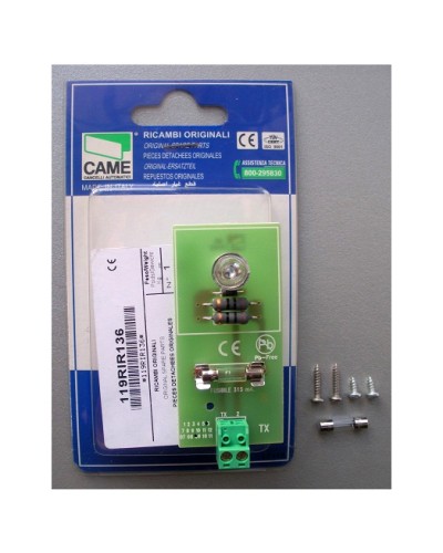 Плата TX DIR Came 119RIR136 в Симферополе Запчасти для шлагбаумов и автоматики Pintop.ru