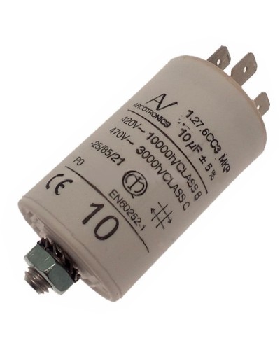 Конденсатор 10 мкФ с гибкими выводами для приводов CAME ATI CAME 119RIR295 в Симферополе Запчасти для шлагбаумов и автоматики Pintop.ru