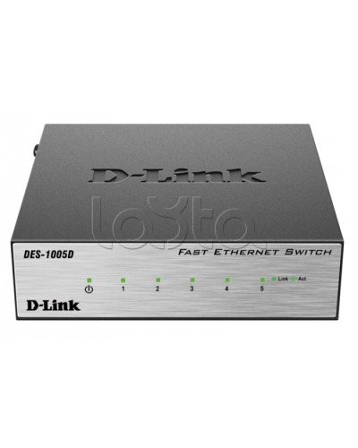 Коммутатор 5-портовый D-Link DES-1005D/O2B в Симферополе Коммутаторы Pintop.ru