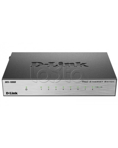 Коммутатор D-Link DES-1008D/L2B в Симферополе Коммутаторы Pintop.ru