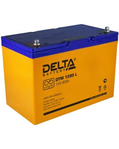 Аккумулятор свинцово-кислотный Delta DTM 1290 L в Симферополе Электротехническое оборудование Pintop.ru