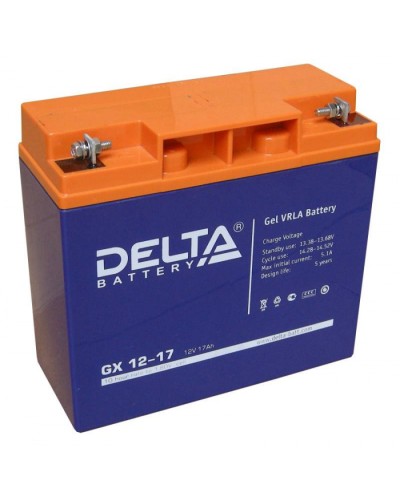 Аккумулятор свинцово-кислотный Delta GX 12-17 в Симферополе Электротехническое оборудование Pintop.ru
