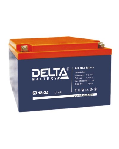 Аккумулятор свинцово-кислотный Delta GX 12-24 в Симферополе Электротехническое оборудование Pintop.ru