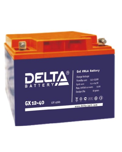 Аккумулятор свинцово-кислотный Delta GX 12-40 в Симферополе Электротехническое оборудование Pintop.ru