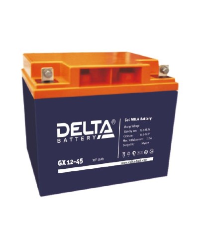 Аккумулятор свинцово-кислотный Delta GX 12-45 в Симферополе Электротехническое оборудование Pintop.ru