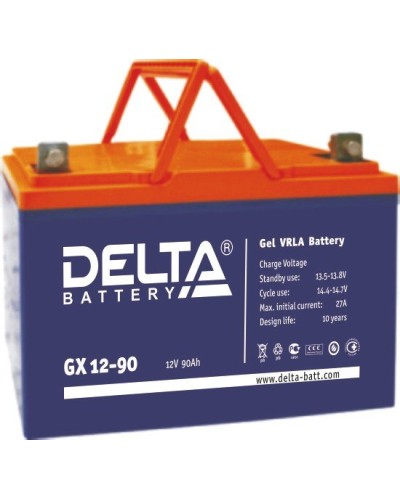 Аккумулятор свинцово-кислотный Delta GX 12-90 в Симферополе Электротехническое оборудование Pintop.ru