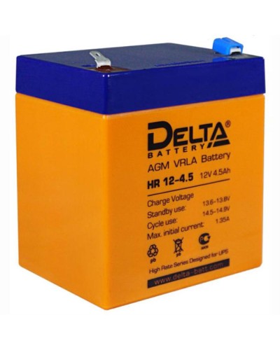 Аккумулятор свинцово-кислотный Delta HR 12-4,5 в Симферополе Электротехническое оборудование Pintop.ru