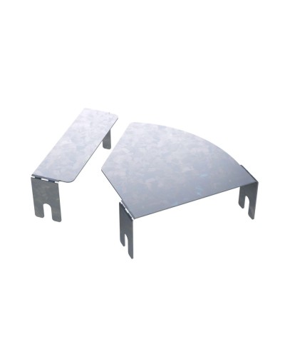 Крышка на горизонтальный изменяемый угол СРО 0-45град. 100, 1,2 мм DKC (SKVN100) в Симферополе Аксессуары для лотков Pintop.ru