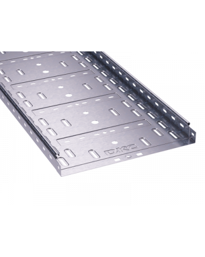 Лоток перфорированный 400х50 L3000, горячеоцинкованный DKC 35266HDZ в Симферополе Кабельные лотки Pintop.ru