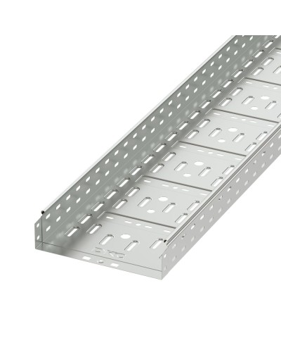 Лоток перфорированный 300х80 L2000, горячеоцинкованный DKC 35315HDZ в Симферополе Кабельные лотки Pintop.ru