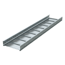 Лоток листовой 200x400, лонжерон 2 мм, L 3 м, горячий цинк DKC (USH324HDZ)