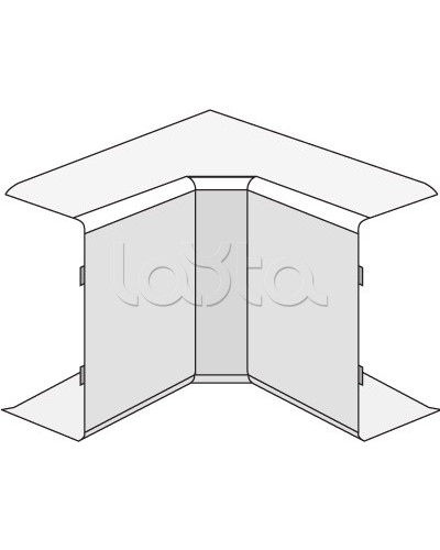 Угол внутренний AIM 50x20 DKC 00655 в Симферополе Аксессуары для кабель-канала Pintop.ru