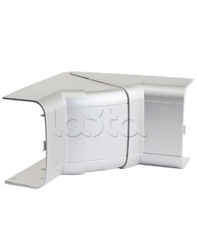 Угол внутренний 90х50 мм, изменяемый 70-120°, цвет серый металлик DKC 09551G в Симферополе Аксессуары для кабель-канала Pintop.ru