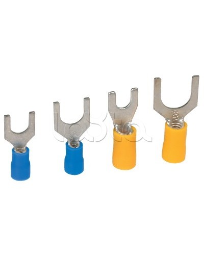 Наконечник вилочный с изолир.фланцем 0,25-1,5 кв.мм 5,2 мм (НВИ) DKC 2A15P в Симферополе Держатели, клипсы, скобы Pintop.ru