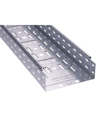 Лоток перфорированный 300х100 L3000, горячеоцинкованный DKC 35344HDZ в Симферополе Кабельные лотки Pintop.ru
