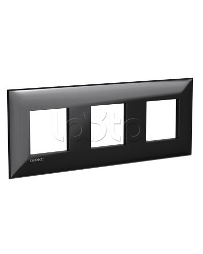 Рамка ARTLEBEDEV Черный квадрат Avanti, 6 мод. DKC 4402906 в Симферополе Аксессуары для лотков Pintop.ru