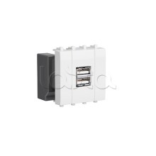 Устройство зарядное "Ванильная дымка", "Avanti", 2.1А, 2 мод. DKC 4405542