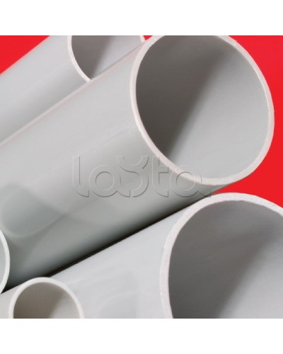 Труба глад. ПВХ 63 мм 3 м тяжёлая атмосферостойкая серый DKC 63563UF в Симферополе Гладкая труба Pintop.ru