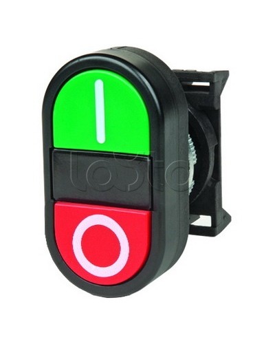 Кнопка двойная плоская, черная DKC ABFTM в Симферополе Кнопки выхода Pintop.ru