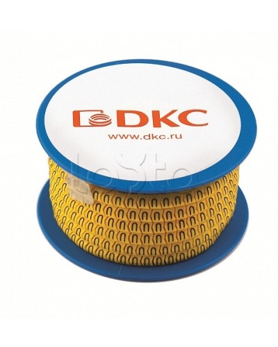 Колечко маркировочное T, 1,3-2,5мм. черное на желтом DKC AZO2TTBY в Симферополе Аксессуары для кабель-канала Pintop.ru