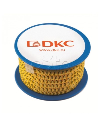 Колечко маркировочное 5, 2.5-4мм. черное на желтом DKC AZO305BY в Симферополе Крепежные изделия Pintop.ru