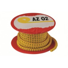 Колечко маркировочное 1, 4-8мм. черное на желтом DKC AZS401BY