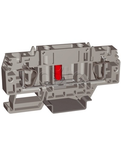 Зажим HSCB.4GR, тестовый с разъединителем, серый , 4 кв.мм DKC ZHB100GR в Симферополе Держатели, клипсы, скобы Pintop.ru