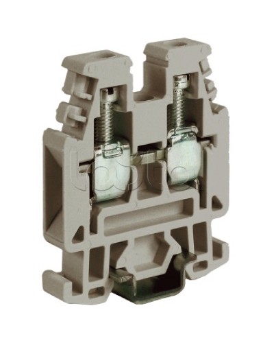 Зажим 4 кв.мм серый DKC ZRP300GR в Симферополе Крепежные изделия Pintop.ru