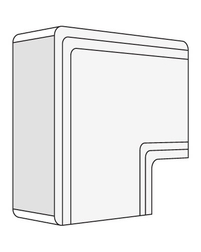 Угол плоский NPAN 120x40 DKC 01742 в Симферополе Аксессуары для кабель-канала Pintop.ru