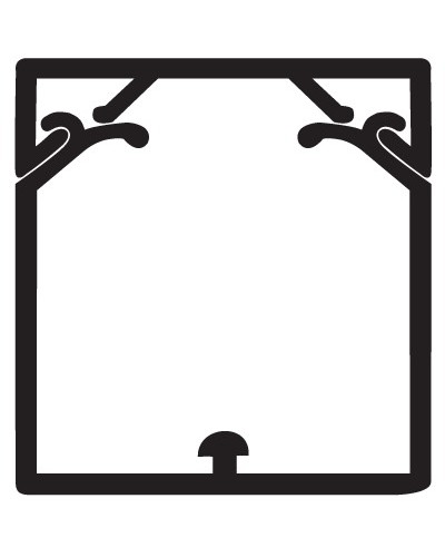 Кабель-канал 60x60 с крышкой с направляющими для установки разделителей TA-GN 60x60 мм DKC 01784 в Симферополе Кабель-канал Pintop.ru