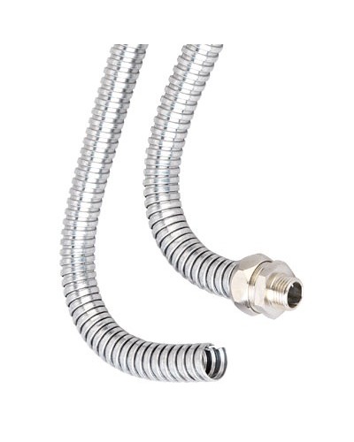 Металлорукав из оцинкованной стали DN 20мм, Dвн 20,5 мм, Dнар 24,5 мм, IP40, 50м DKC 667R2024 в Симферополе Металлорукав Pintop.ru