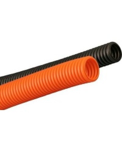 Труба гофрированная ПНД 16 мм без зонда тяжёлая цвет оранжевый DKC 70516 в Симферополе Труба гофрированная Pintop.ru