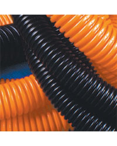 Труба гофрированная ПНД 20 мм с протяжкой тяжёлая DKC 71520 (100 м) в Симферополе Труба гофрированная Pintop.ru