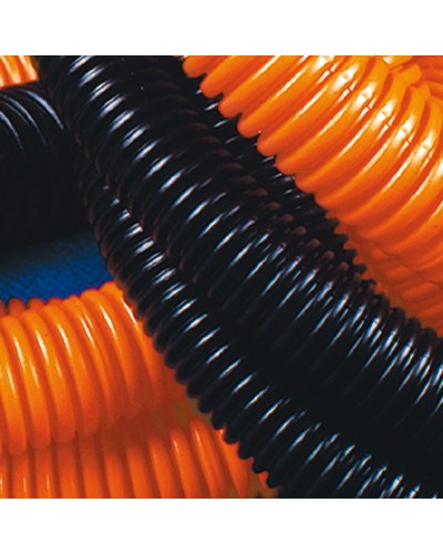 Труба гофрированная ПНД с зондом лёгкая 25 мм цвет оранжевый (50 м) DKC 71925 в Симферополе Труба гофрированная Pintop.ru