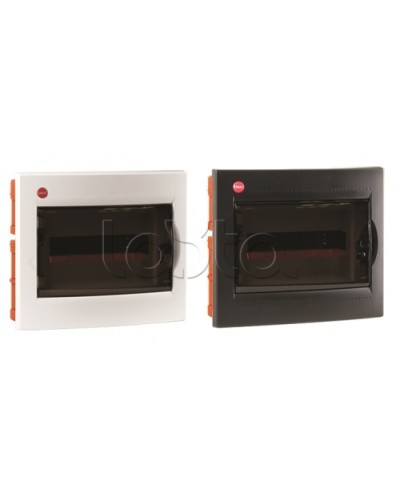 Щиток встраив.с двер.12мод.,IP41,бел., с клем.блок.1х87512 и замком DKC (81912) в Симферополе Распределительные коробки Pintop.ru