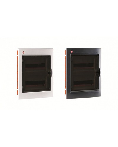 Щиток встраиваемый 24 мод.,IP 41 , черный DKC 82524 в Симферополе Аксессуары для стоек и шкафов Pintop.ru