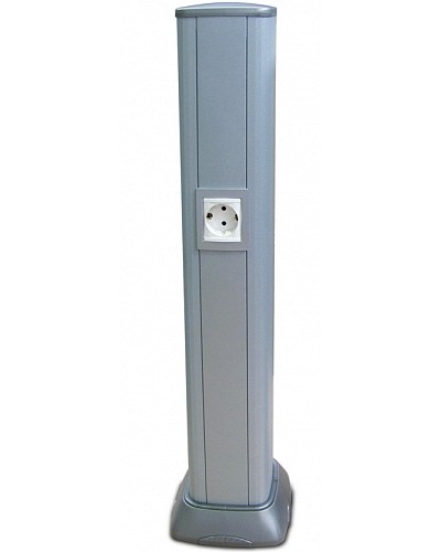 Колонна алюминевая 0,71 м, цвет темно-серебристый металлик DKC 09594 в Симферополе Аксессуары для стоек и шкафов Pintop.ru