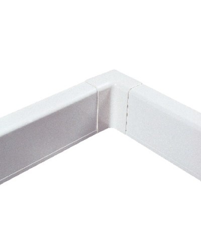 Угол внутренний для плинтусного короба 100х40 мм белый DKC AIR10042 в Симферополе Аксессуары для кабель-канала Pintop.ru