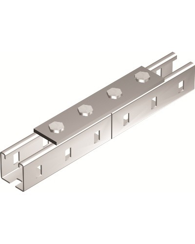 Пластина соединительная, длина 190 мм, 4отв., горячеоцинкованная DKC (BMD1012HDZ) в Симферополе Аксессуары для лотков Pintop.ru